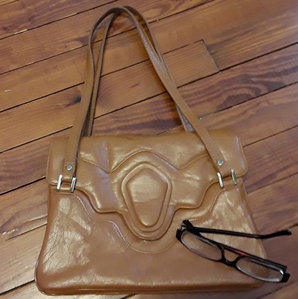 Vintage 70's Leather Handbag